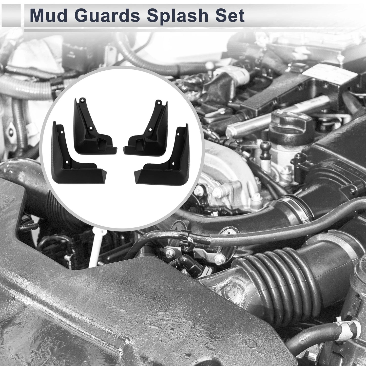 Mud Flaps Splash Guards 1 Set for Subaru Crosstrek (2023-2024)