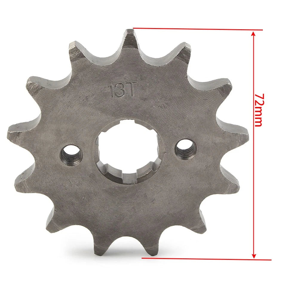 13T Front Sprocket Cog for 125cc-350cc Dirt Pit Bike ATV Go Kart (No Year)