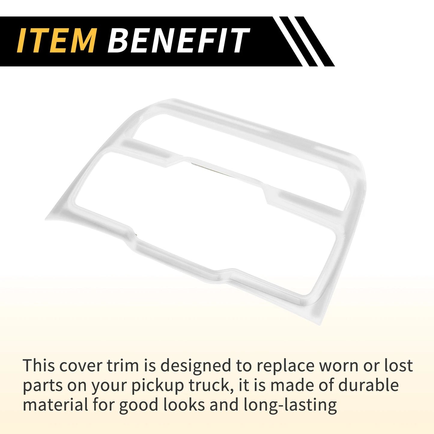 Dashboard Center Console Window Control Panel Cover for Jeep Wrangler (2007-2018)