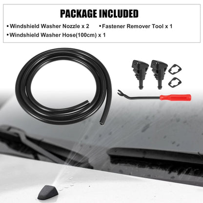 6 x Front Windshield Washer Nozzles for Chrysler 300C (2004-2010)