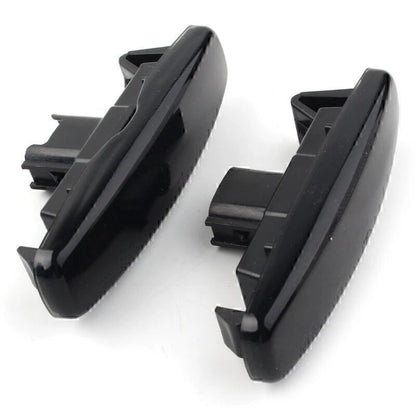Black LED Sequential Side Marker Lights for Infiniti EX25 M35 Q60 Q70 QX50 (2008-2020)