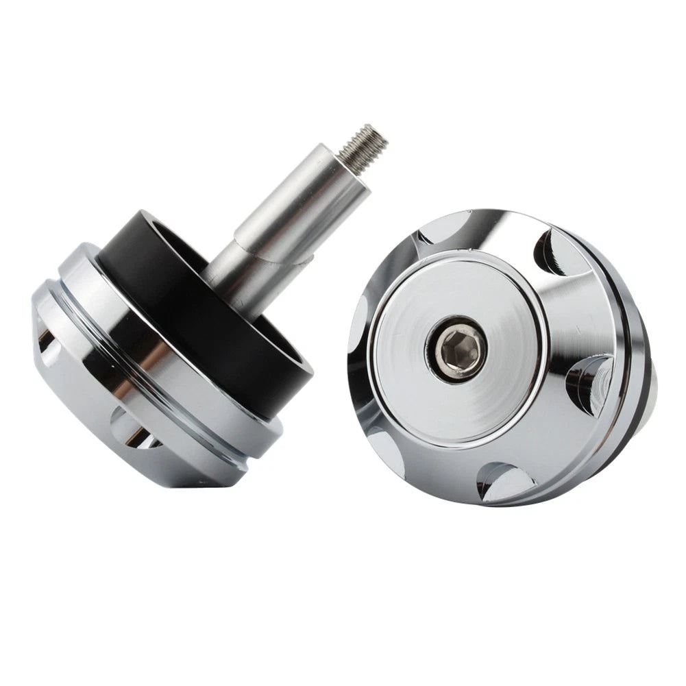 Silver Motorcycle Front Axle Cap Nut Covers for BMW RnineT (2017-2022)