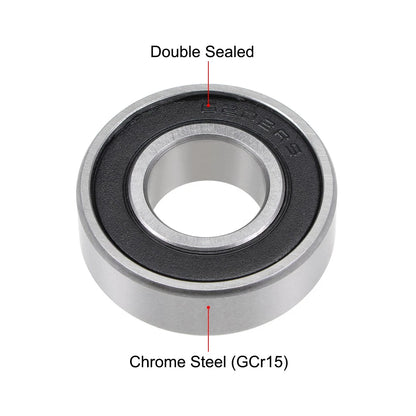 Ball Bearing 2 x 15x35x11mm Double Sealed ABEC-3 Bearings for Make Model