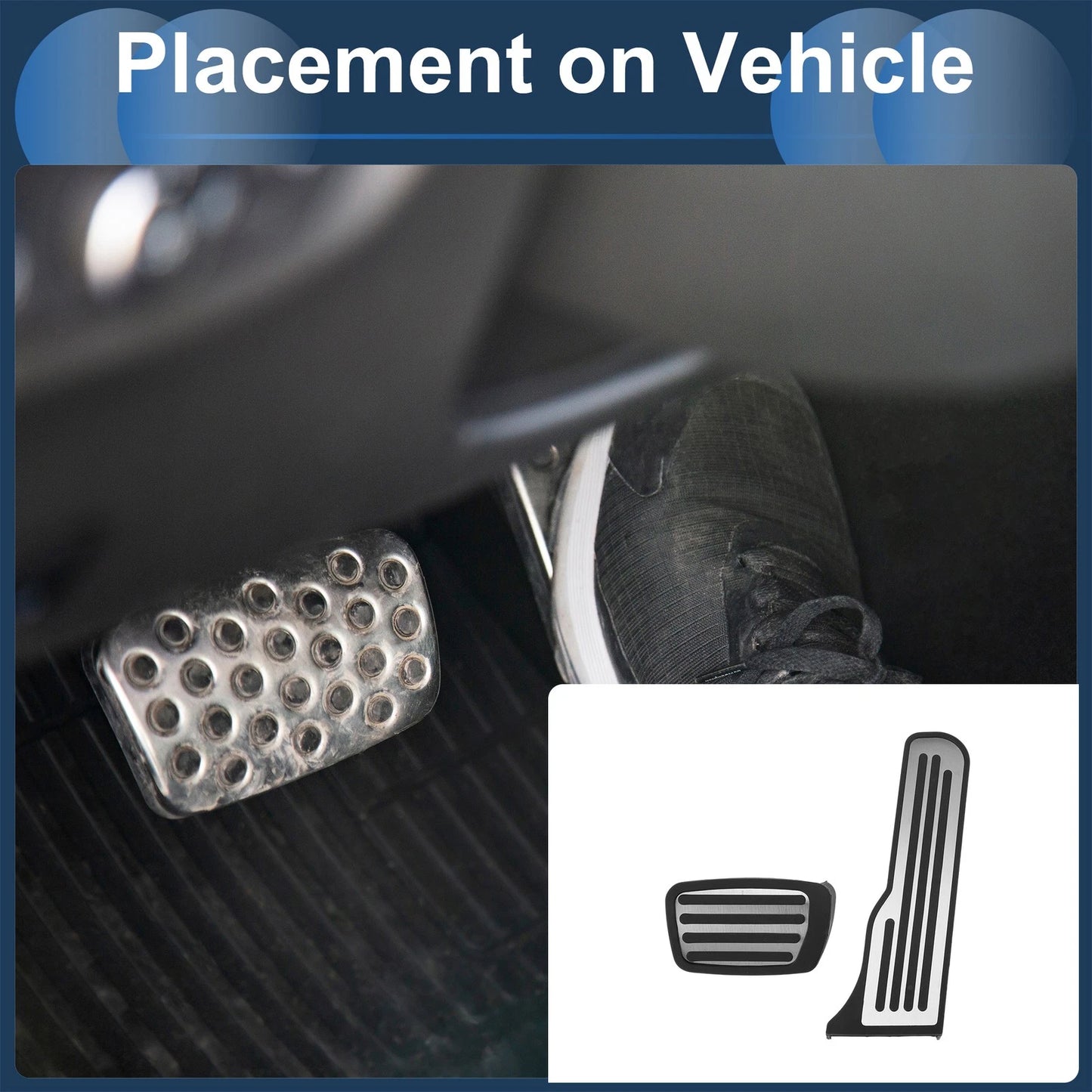Foot Accelerator Pedal Covers for Chevrolet Camaro (2016 - 2018)