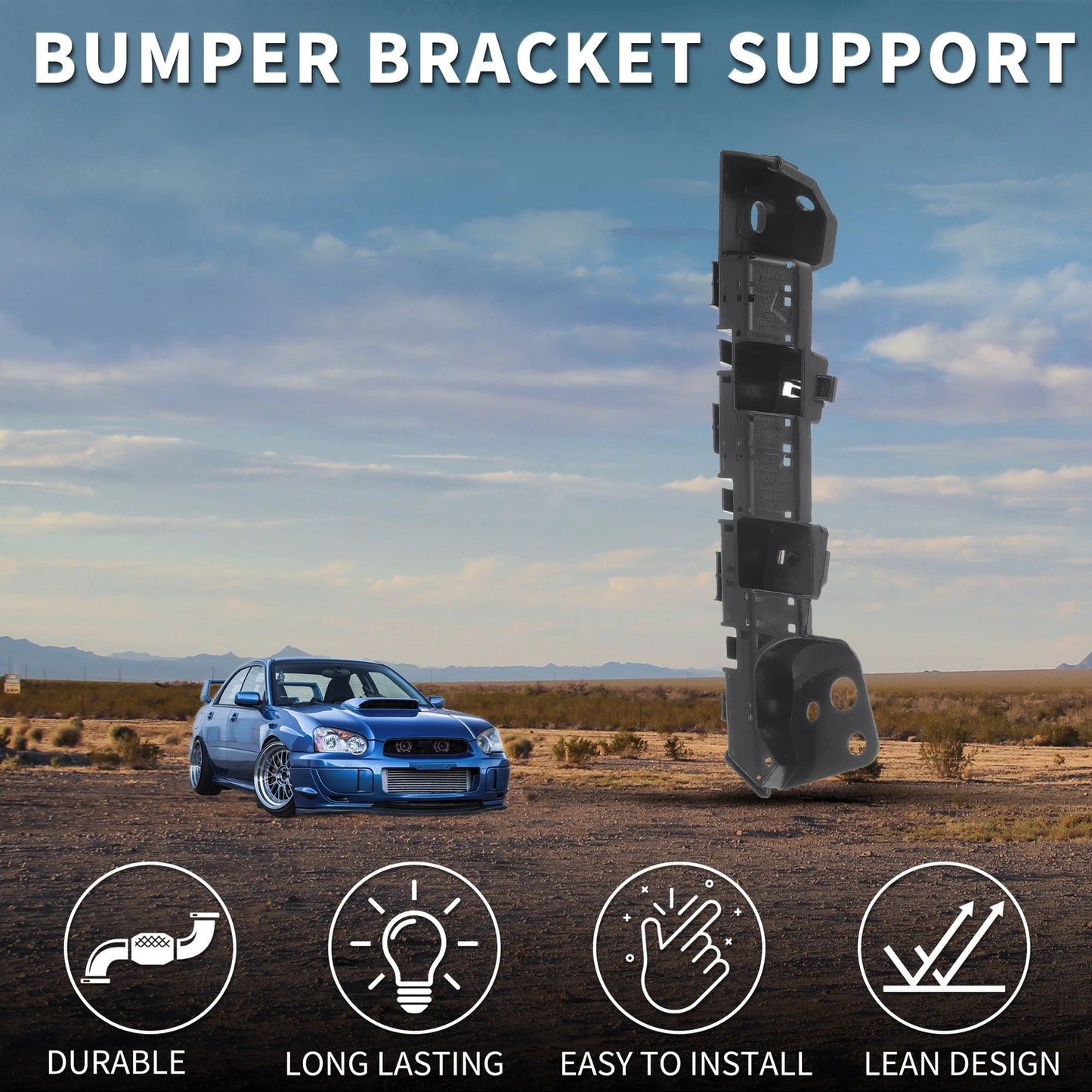 Left Front Bumper Retainer Bracket for Subaru WRX (2015-2021)