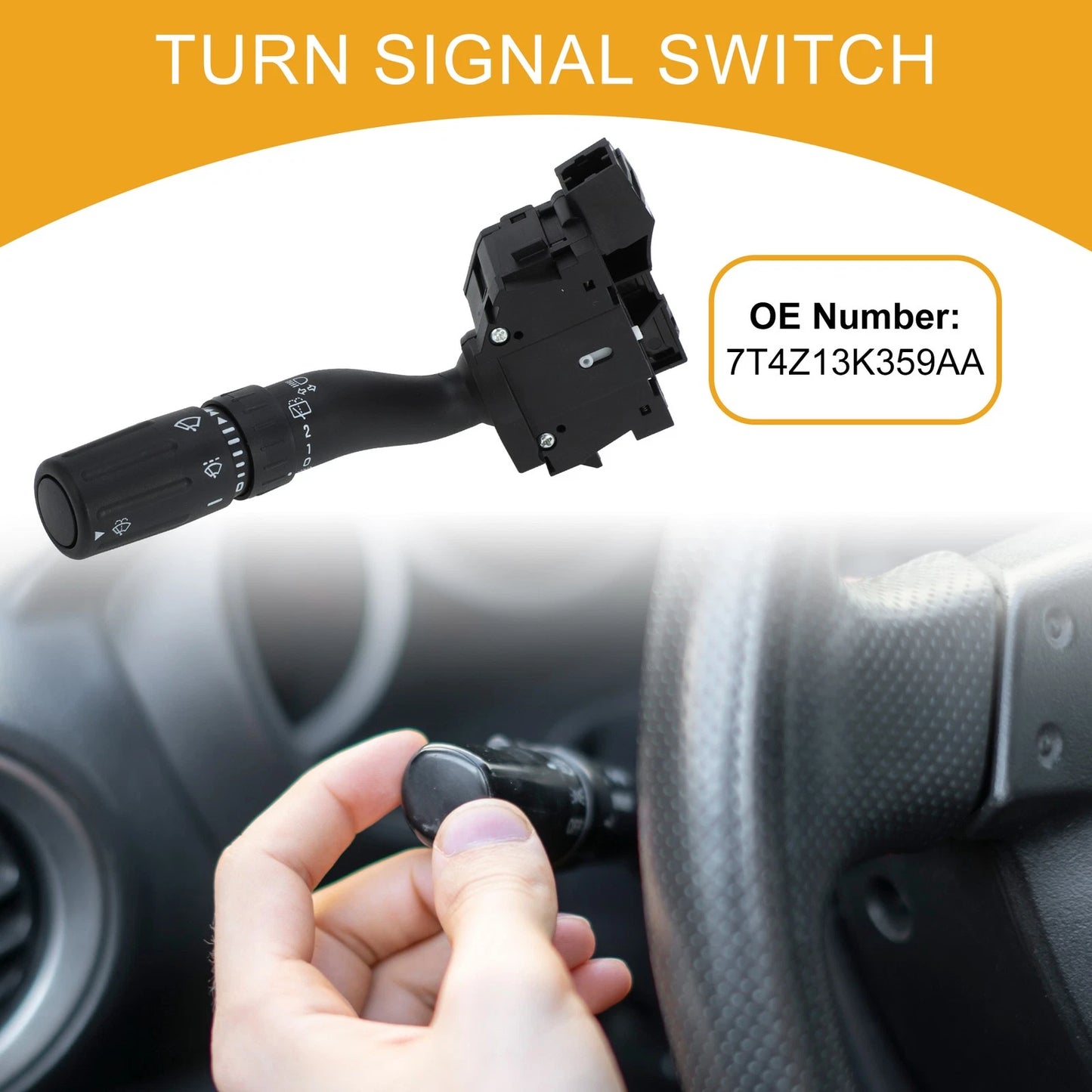 Steering Column Turn Signal Switch for Ford Edge, Flex (2007-2014)
