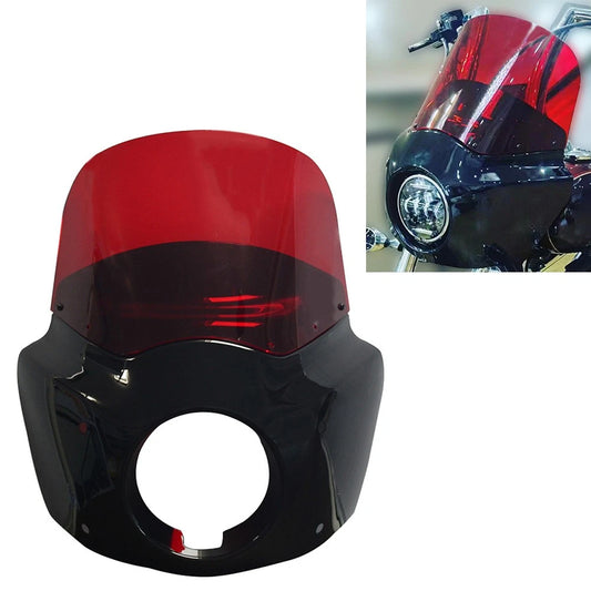 11" Headlight Fairing w/ Red Windshield for Harley Sportster 883 (2011-2022)