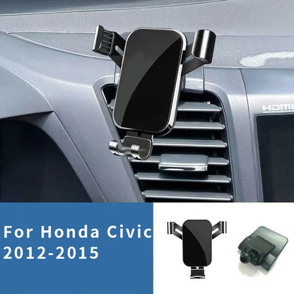 Dashboard Air Vent Mount Clip Gravity Phone Holder for Honda Civic (2012–2015)
