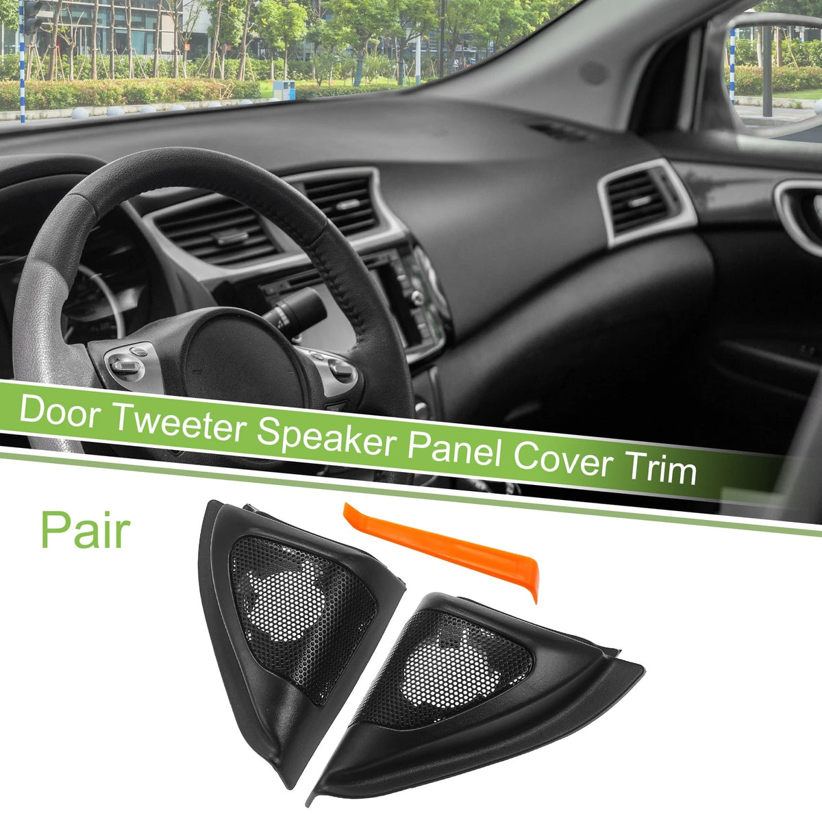 A Pillar Door Tweeter Speaker Cover Trim for Toyota Corolla (2003-2008)