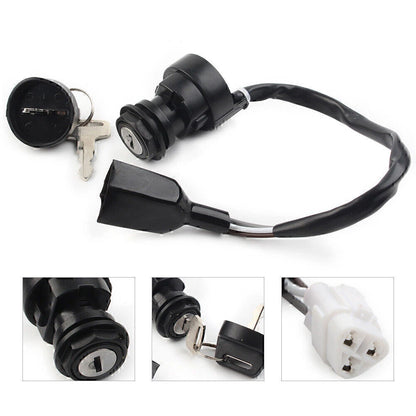 Ignition Key Switch for Kawasaki Brute Force KVF650D KVF750 Prairie (2003-2023)