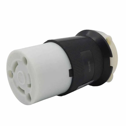 30 Amp 125V Weatherproof Power Inlet Connector Kit for RV/Boat Use