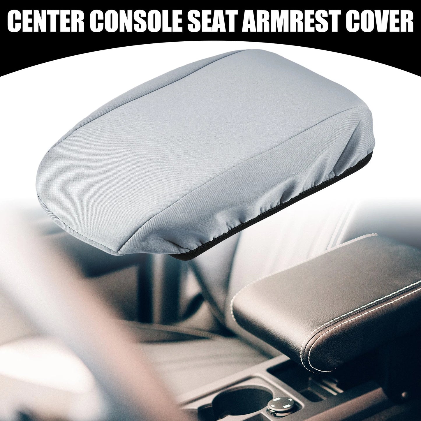 Center Console Armrest Cover for Ford Escape (2017-2019) Gray