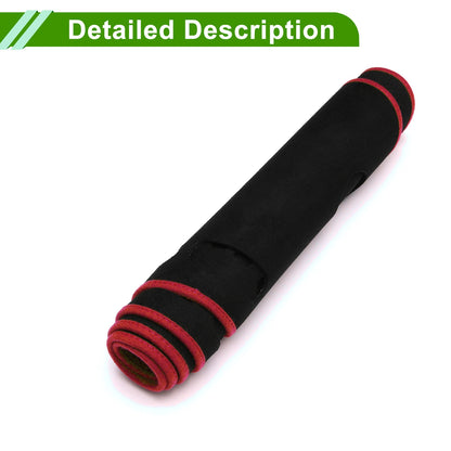 Dashboard Cover Mat for Mercedes E-Class 2010 Sun Protector Pad Black Red
