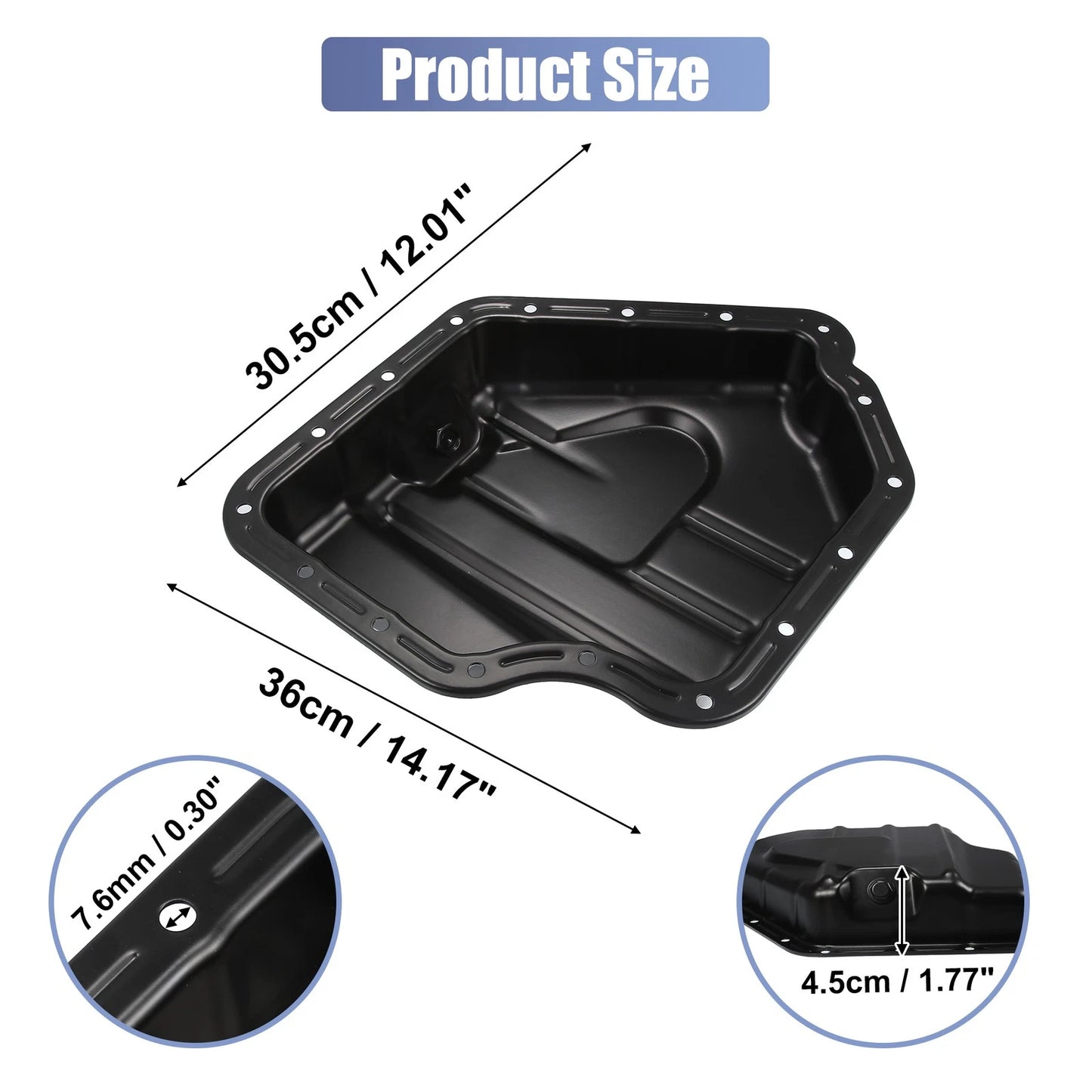 Engine Transmission Oil Pan for Chrysler 200, Dodge Ram C/V (2011-2014)