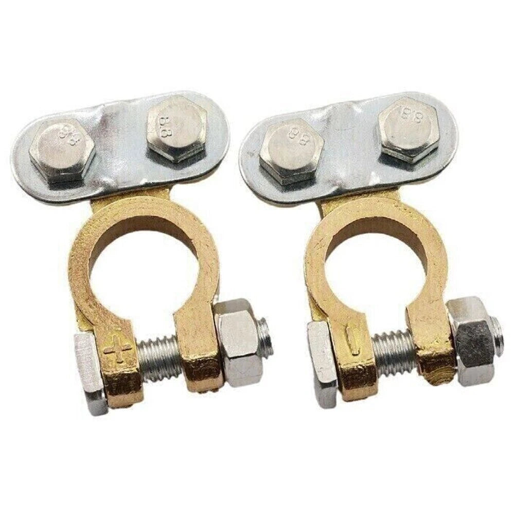 Battery Terminals 21mm Head Width Brass/Aluminium