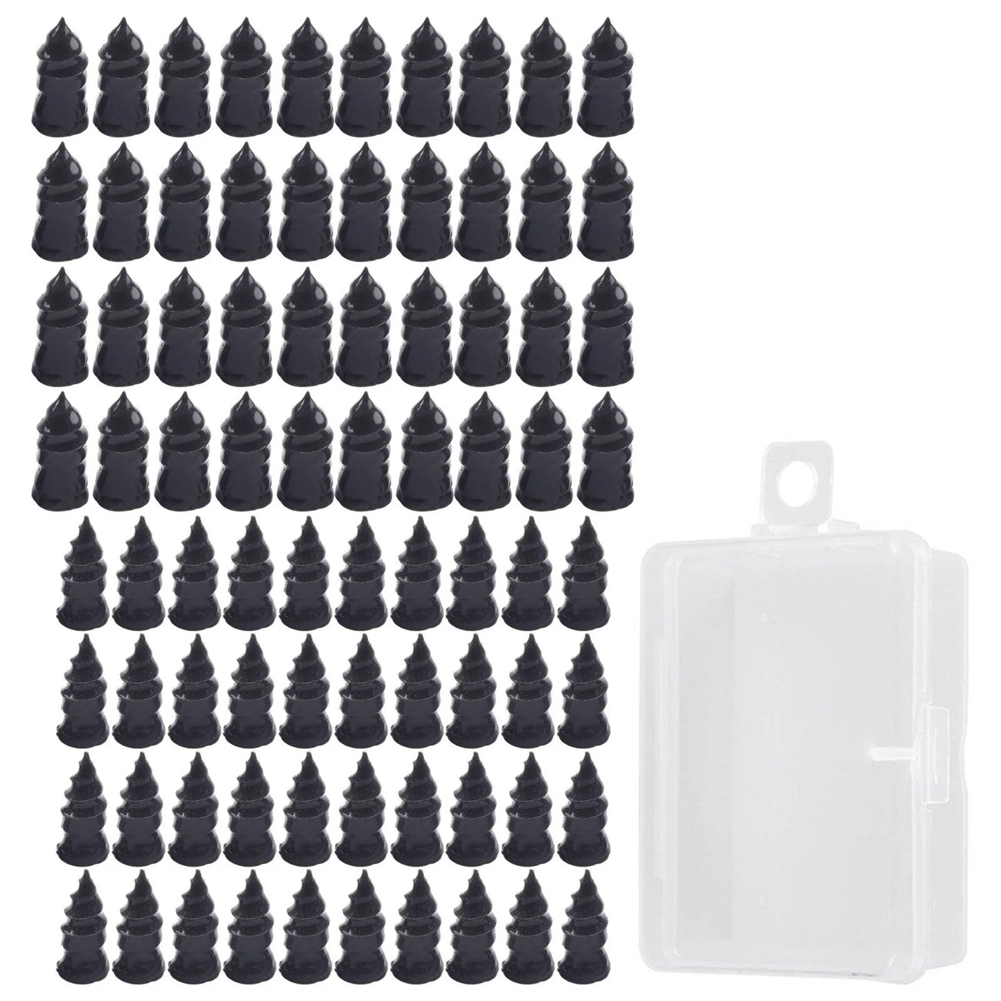 Reliable Rubber Tire Screws 80PCS Capsule Packaging for Long lasting Repairs