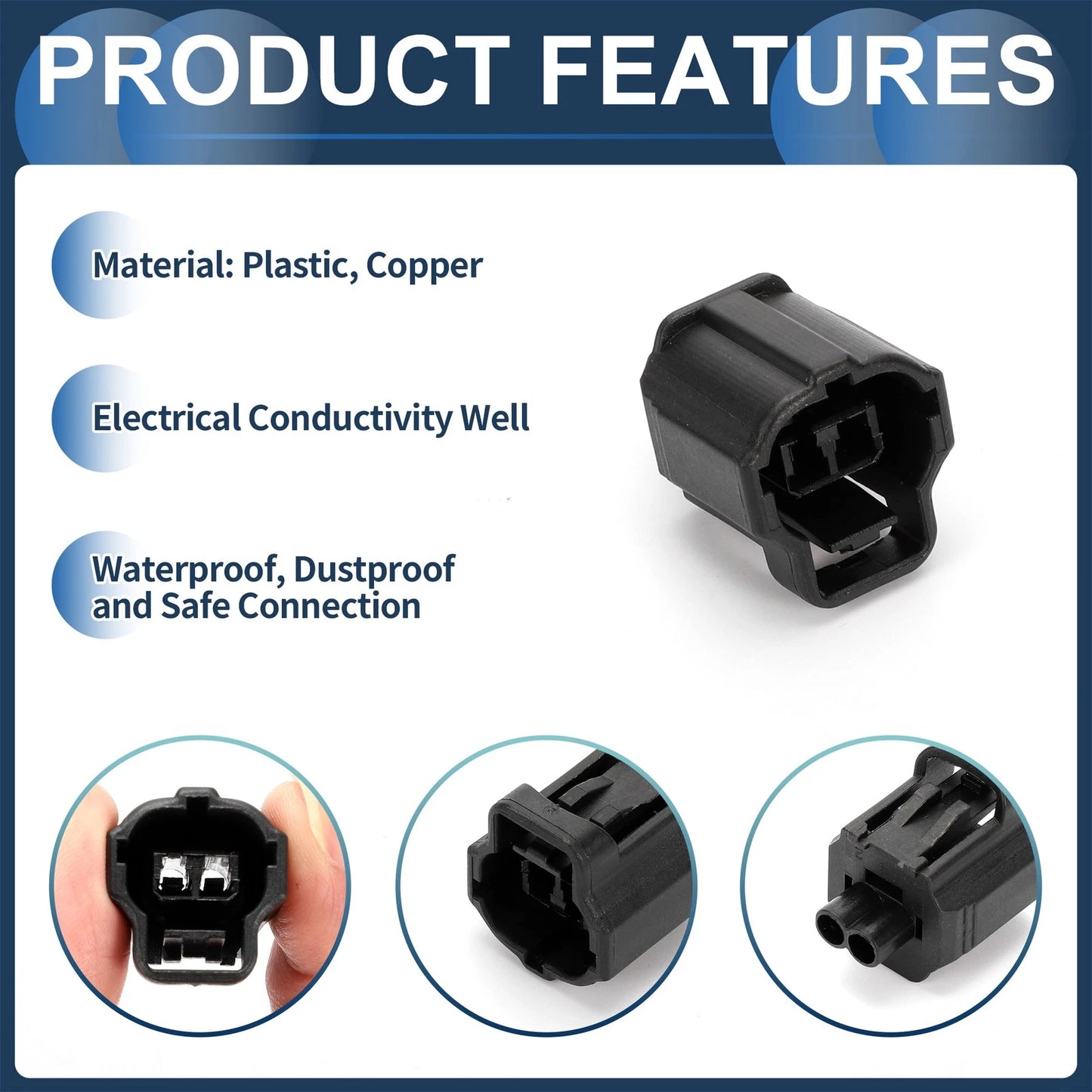 Water Temperature Sensor Connector Plug for Honda