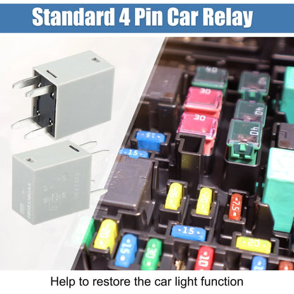 2 x 4 Pin Automotive Power Relay 68083380AA 12VDC for Dodge Ram Jeep
