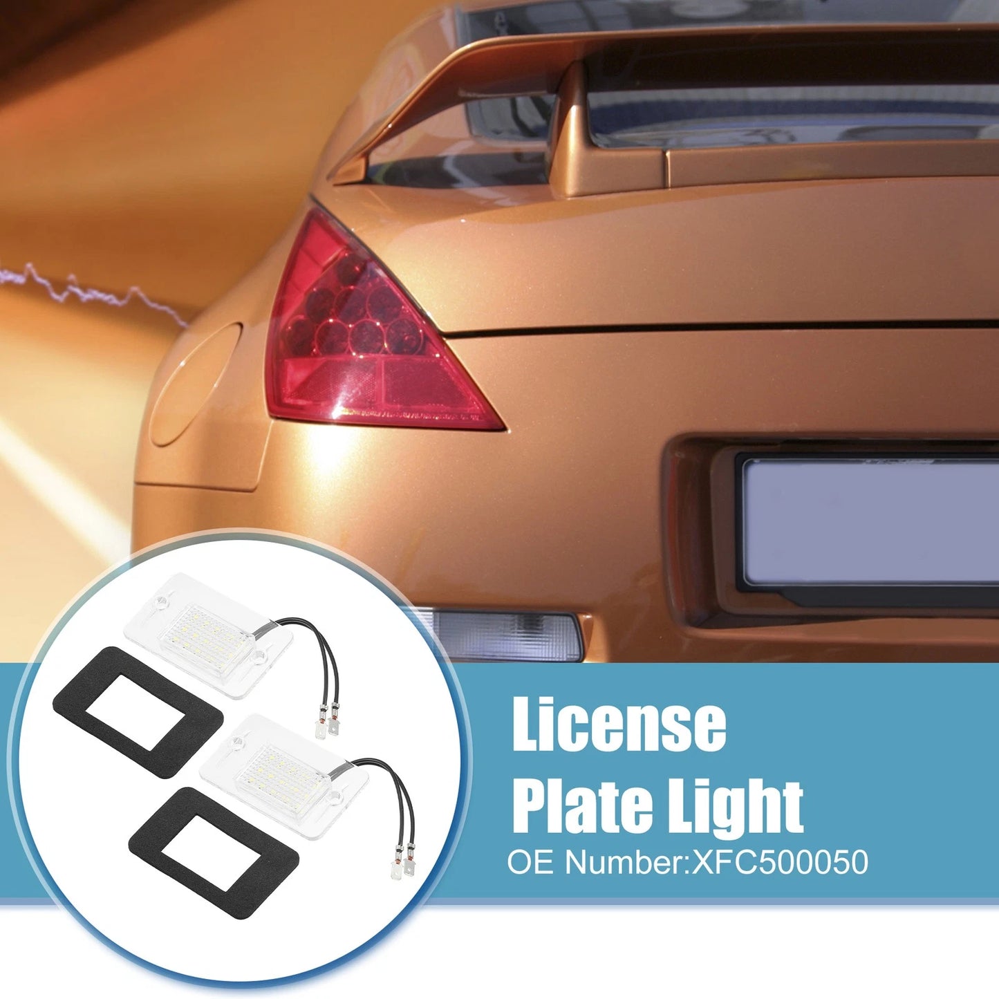 Car License Plate Lights for Land Rover Discovery (1994-2004)