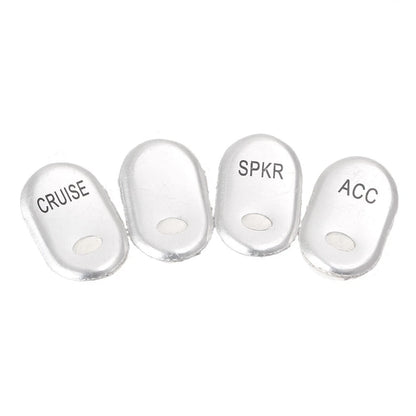 Stainless Steel Rocker Panel Switch Button Cover for Harley Touring FLHT FLTR (2014-2023)