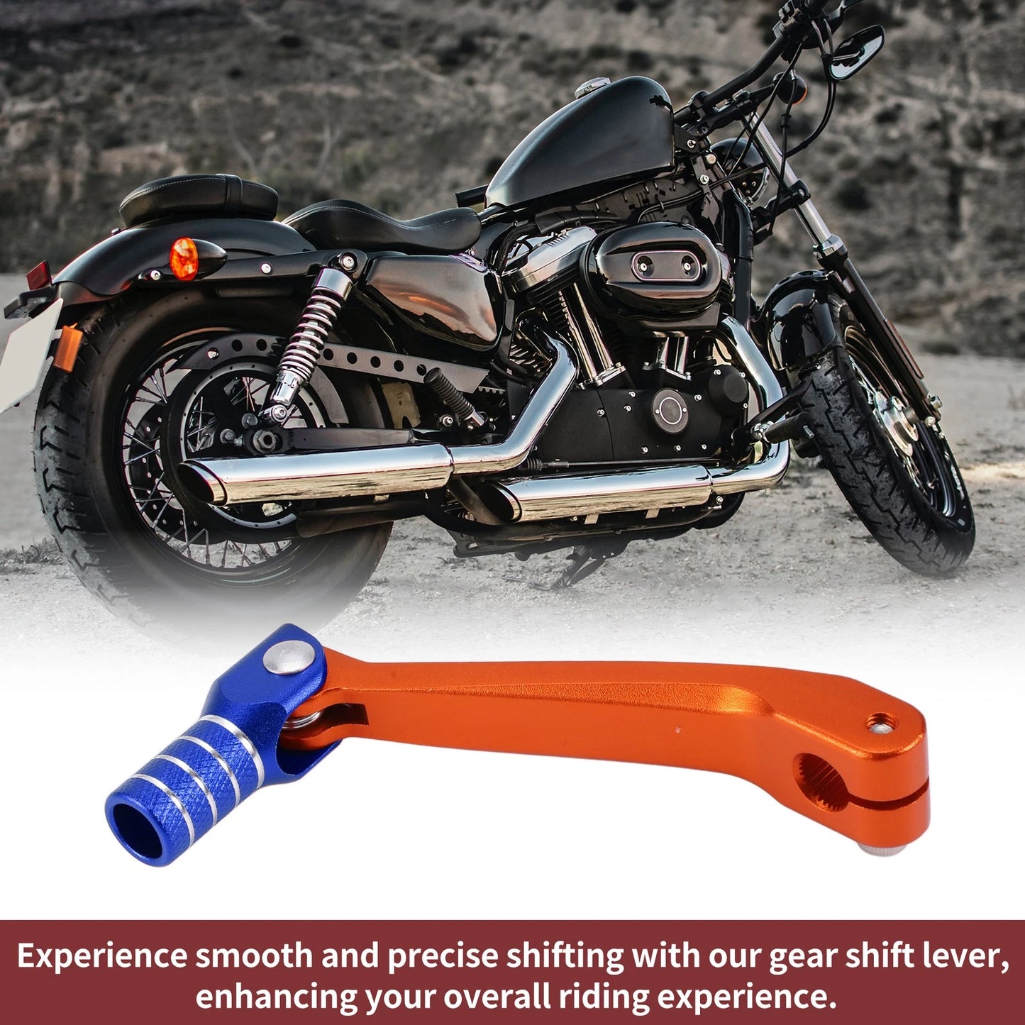 Shifter Lever for Honda CRF150F 2003-2017 - Orange Blue Silver Tone