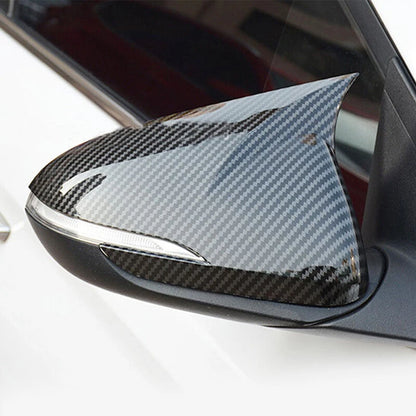 Carbon Fiber Rear View Side Door Mirror Covers for Hyundai Elantra (2016-2019)