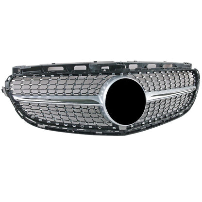 Silver Diamond Grille for Mercedes Benz W212 E-Class E180 E200 E300 (2013-2016)
