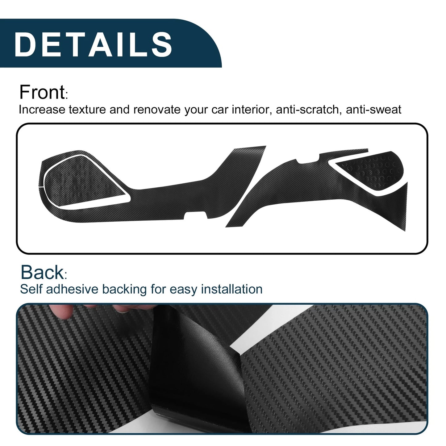 Door Kick Guard Black for Mazda Atenza (1 Set)