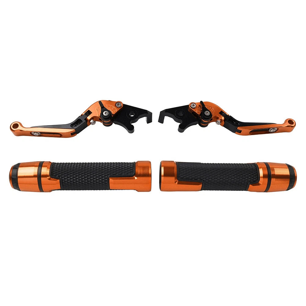 Orange Extendable Brake Clutch Lever for Honda CB599 CB600 CB919 (2000-2007)