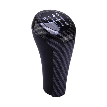 6 Speed Carbon Fiber Gear Knob for BMW 1 3 5 6 Series X1 X3 X5