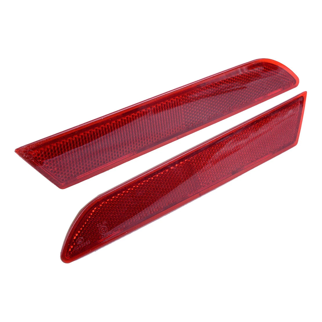 Rear Inner Red Bumper Reflector Light Covers for Mazda CX-7 (2010-2012)