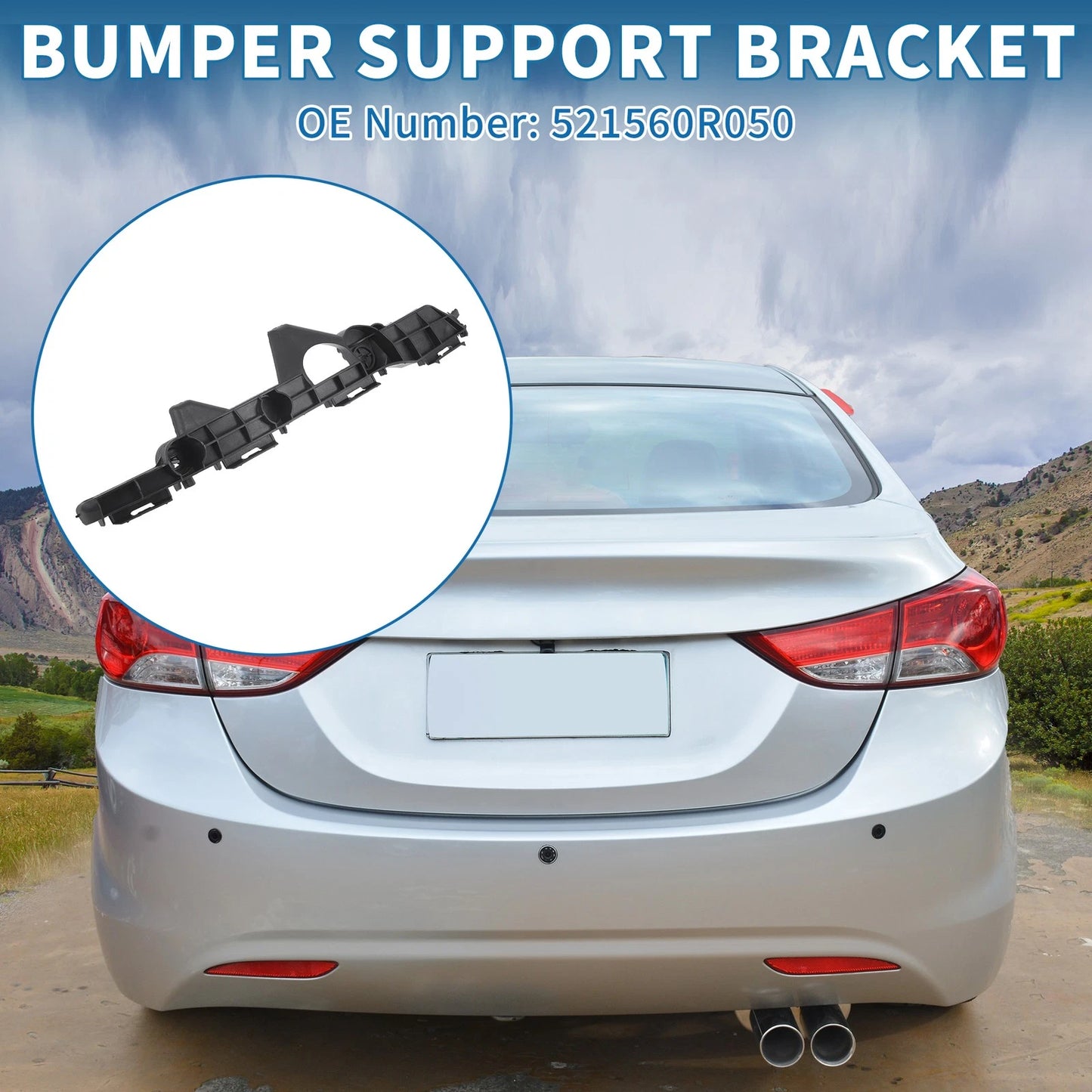 1 x Left Rear Bumper Retainer Bracket for Toyota RAV4 (2016–2018)