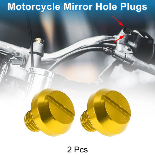Right Hand M8x1.25 Motorcycle Mirror Hole Plugs for Make Model