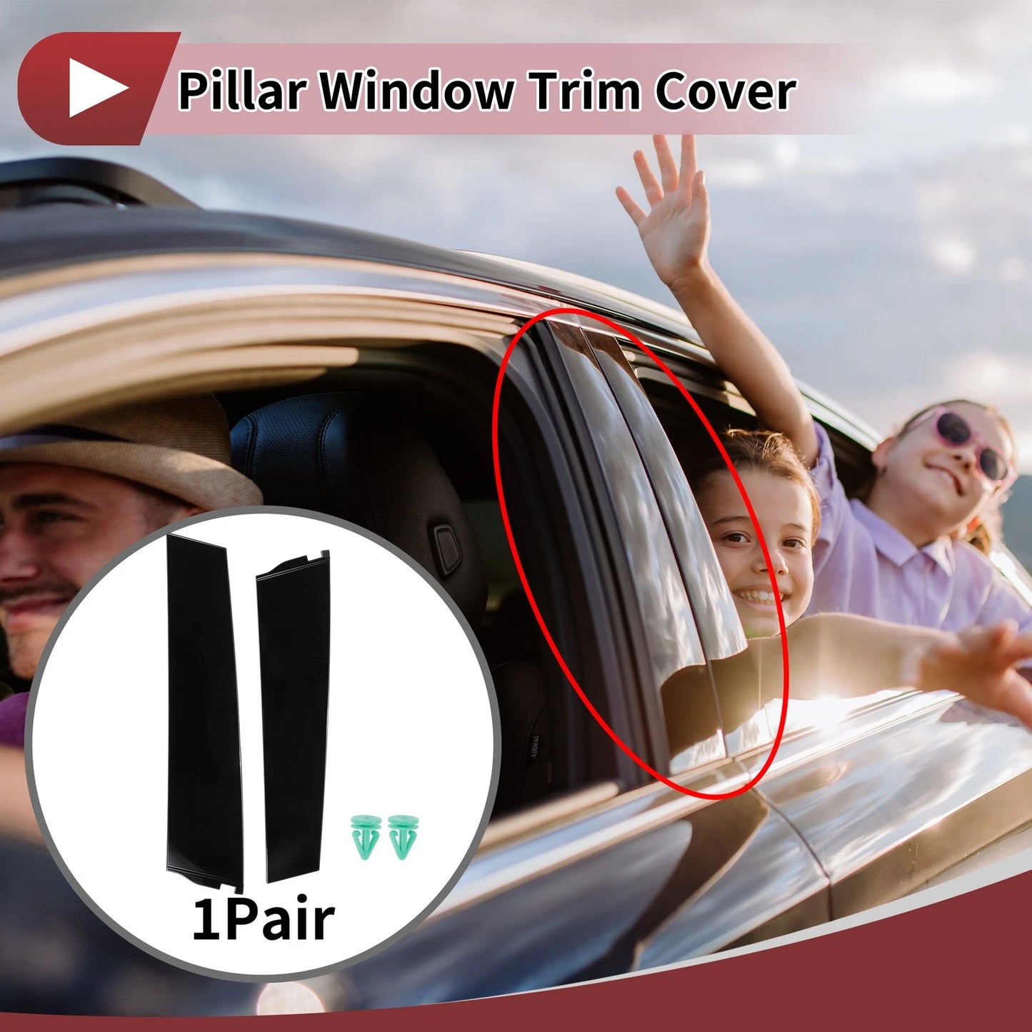 C Pillar Window Trim for Cadillac Escalade (2015 - 2018)