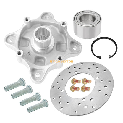 Rear Wheel Hub Bearing Brake Rotor Studs for Polaris Ranger 800 900 EV