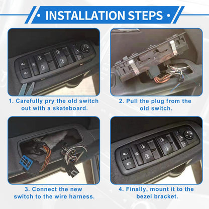 Front Right Power Window Switch for Toyota Camry Tacoma Highlander (2007-2011)