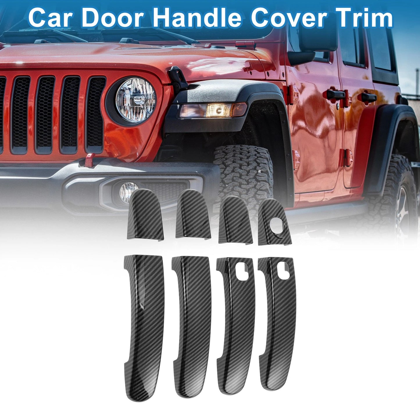 Door Handle Cover Trim for Ford Ranger (Silver Tone)