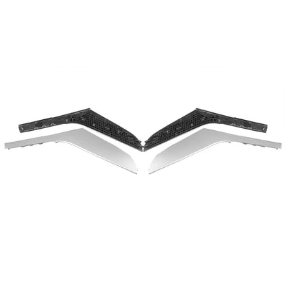 Inner Door Handle Covers 2 x for VW Golf 6 MK6 (2009-2014) Silver