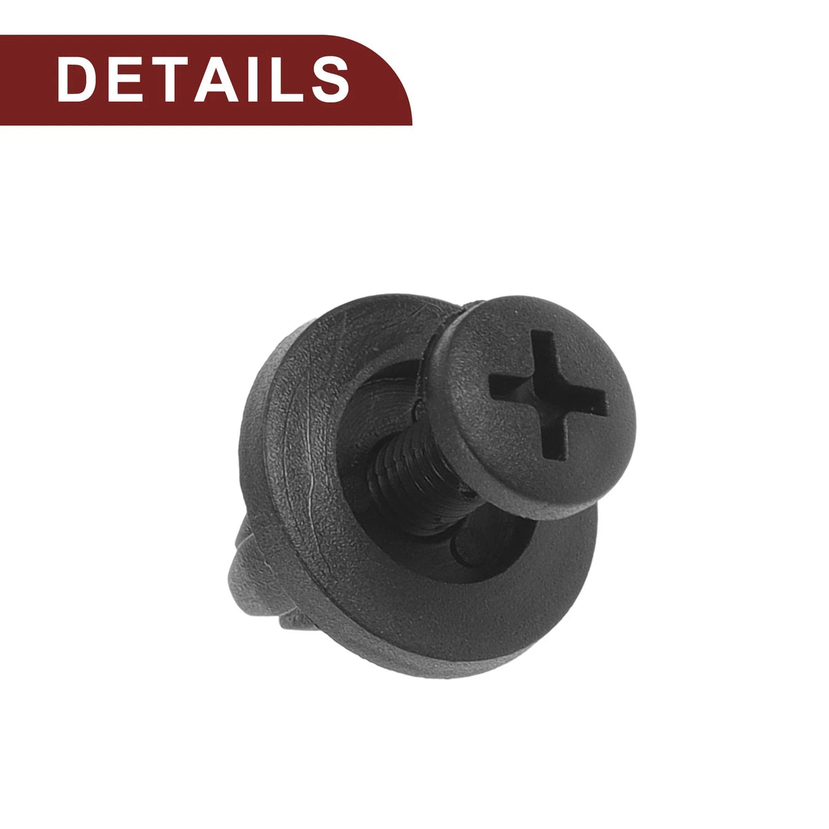 Fender Skirt Clips for Honda Prelude 1992-1996 2.2L 2.3L Black 100 Pcs