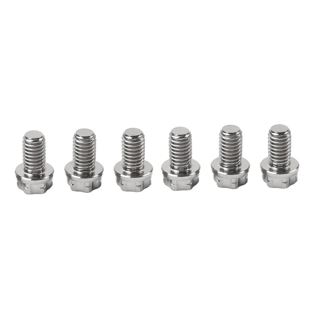 6 x Titanium Bolts Torx Head Flange Screws M10x35mm for Motorcycle Bike
