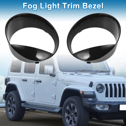 2 x Headlight Trim Bezels for Jeep Wrangler (2024)