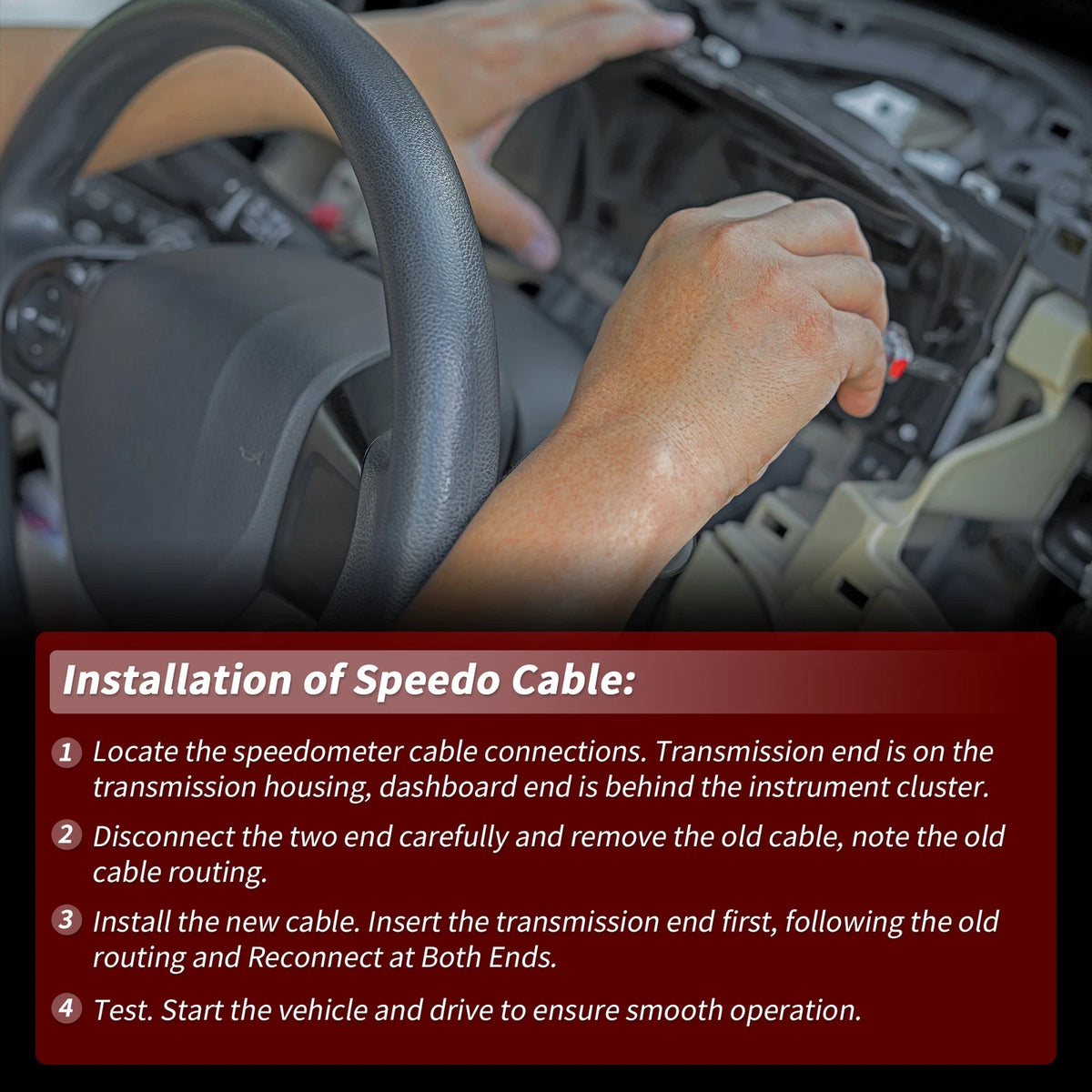 Speedometer Cable for GMC G15 G25 G35 C3500 Jimmy K15 K25