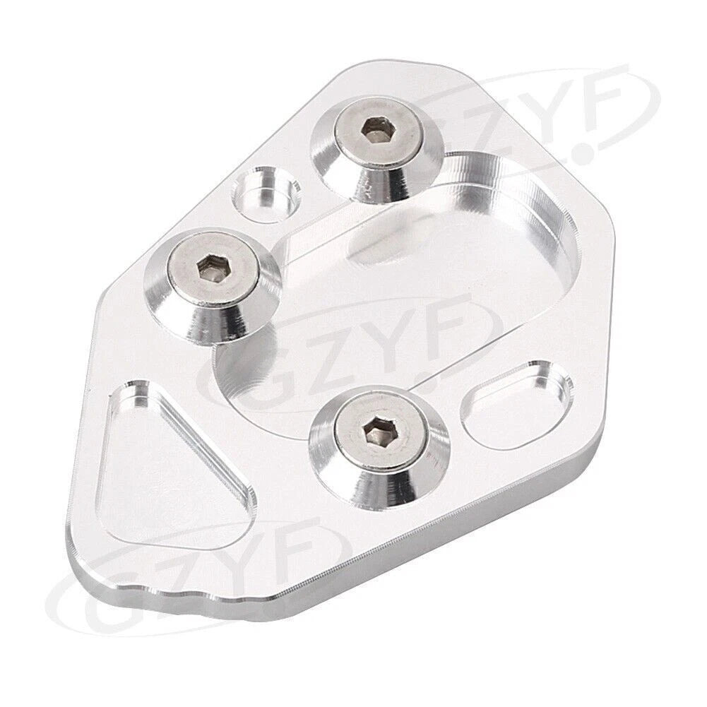 Foot Side Kickstand Pad for BMW F800R, HP2 Sport (2008-2014) Silver