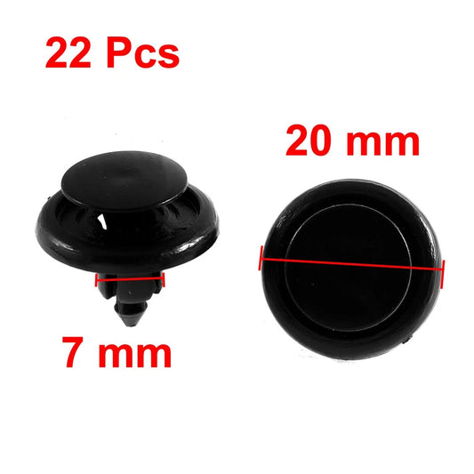 2 7mm Plastic Rivet Clips for Toyota Car Body Trim
