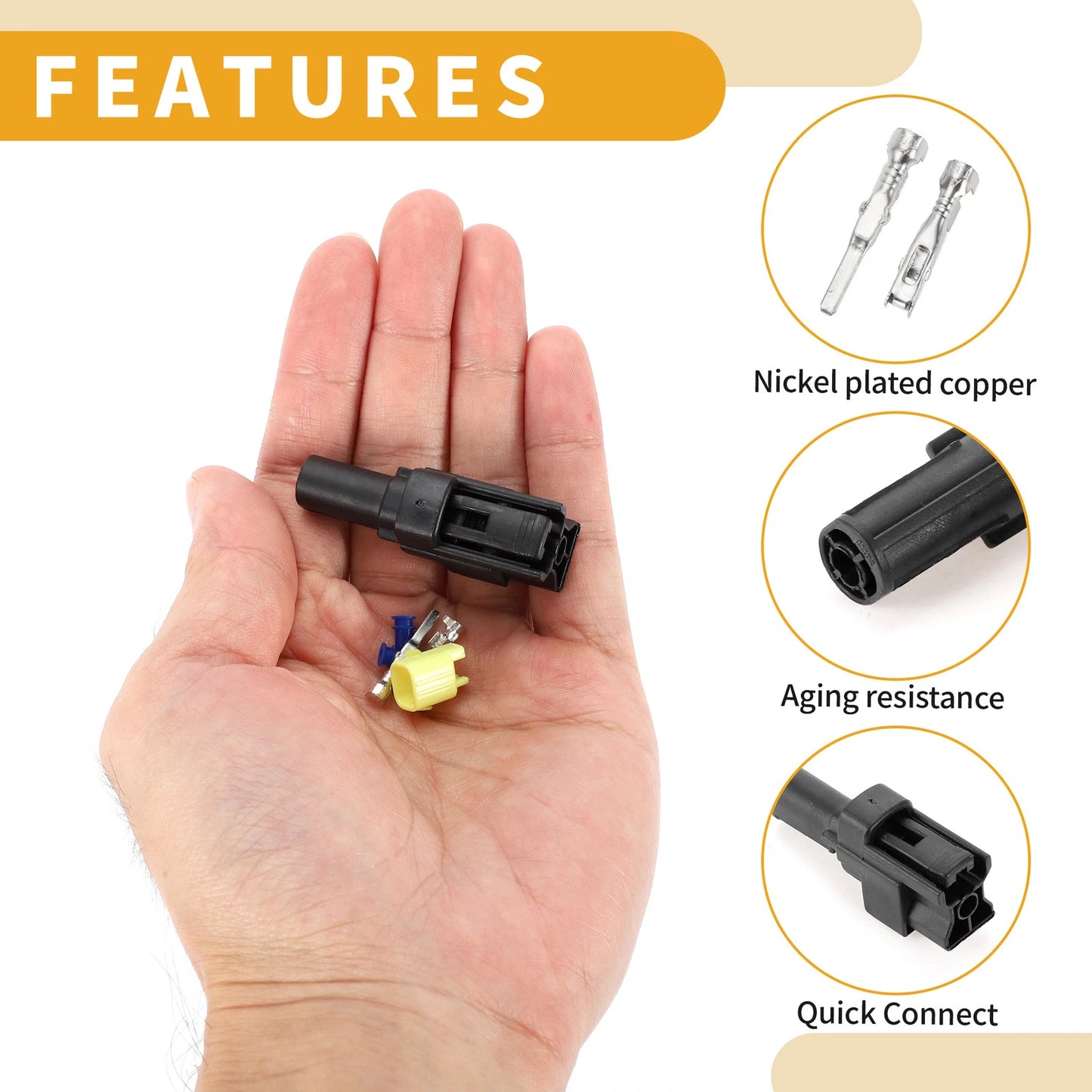 Pin Oil Pressure Sensor Connector Plug for Ford - 79 Characters or Less