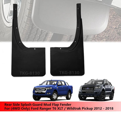 Rear Mud Flap for Ford Ranger T6 4WD 4 Door (2012-2018)