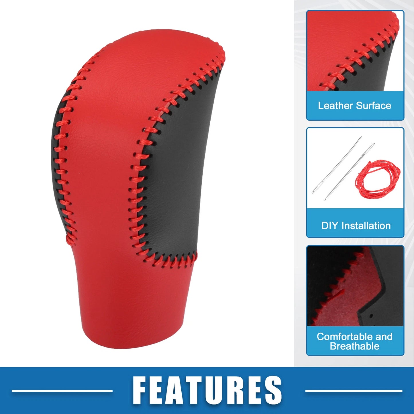 Red Gear Shifting Knob Cover for Honda HR-V (2023-2024)
