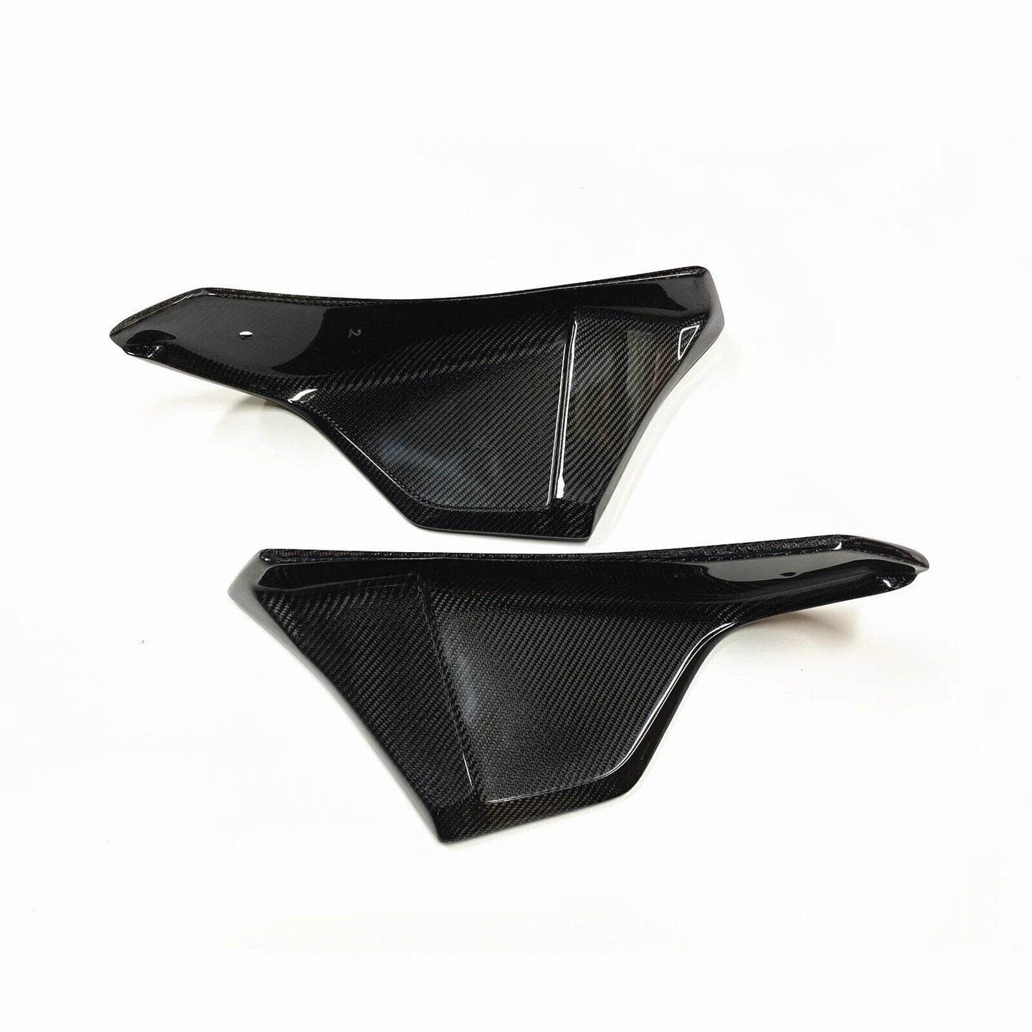 Rear Bumper Side Covers for Toyota Supra A90 (2019-2024) Carbon Fiber