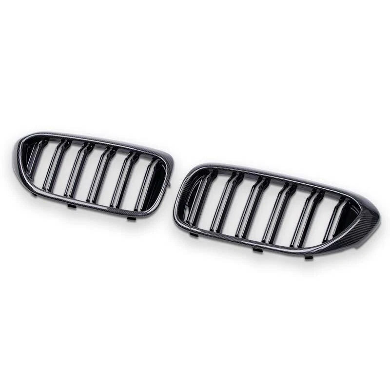 Carbon Fiber Front Bumper Kidney Grille For 2017-2023 BMW 5 Series G30 G38