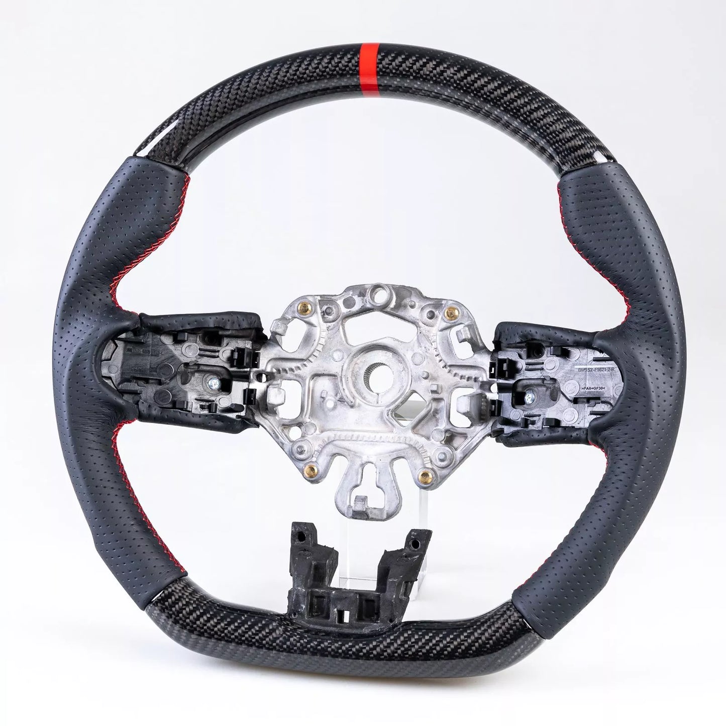Carbon Flat Bottom Leather Steering Wheel for Mini F54 F55 F56 F57 (2021-)